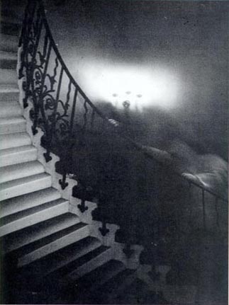 ghost on stairs